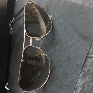 Marc by Marc Jacobs aviator gold black new no tags